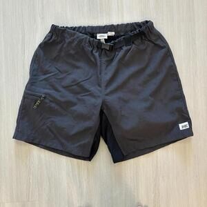 Zoic Mountain Bike Shorts Men’s L Gray Belted Lightweight Stretch MTB Cycling